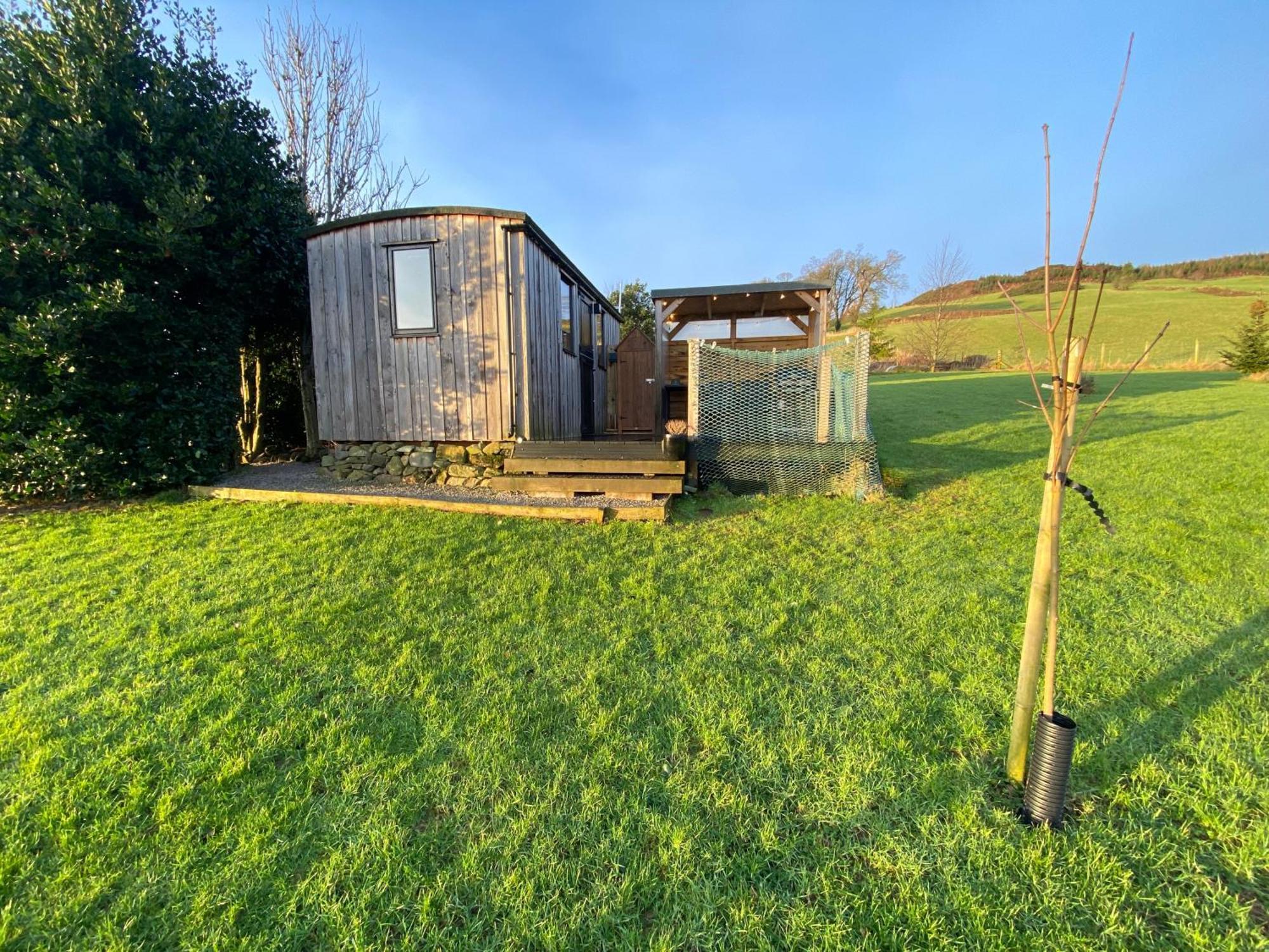 Stunning Shepherds Hut Rural Bliss Dumfries Ngoại thất bức ảnh